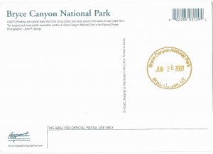 Natural Bridge Window Bryce Canyon National Park Utah 4 by 6