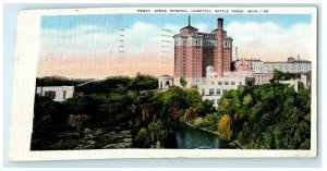 1943 Percy Jones General Hospital, Battle Creek, Michigan MI Posted Postcard