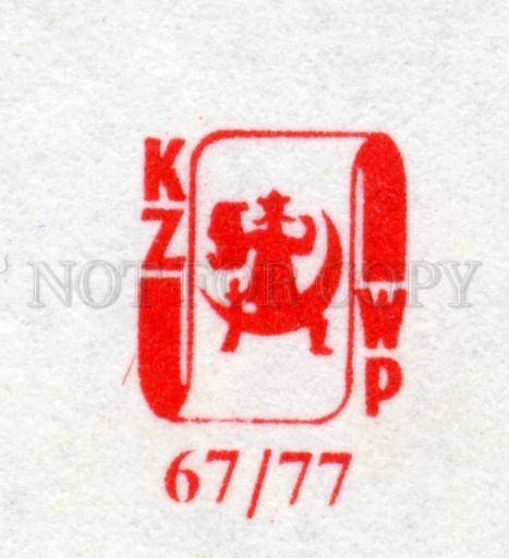 145112 Old POLAND 52 PLAYING CARDS deck KZ WP #67/77