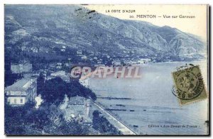 Menton - Garavan View - Old Postcard