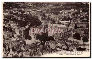 Old Postcard The Great Castles of Loire river Blois