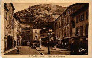 CPA Beaujeu - Place de la Fontaine (1036452)