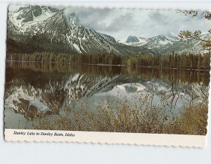 Postcard Stanley Lake in Stanley Basin, Idaho