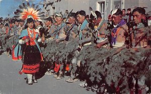 Corn mating dance San Juan Pueblo, New Mexico, USA Indian 1954 