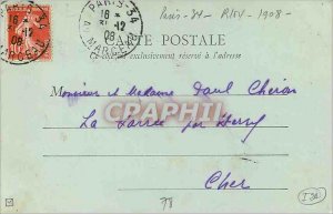 Old Postcard Chateau de Rambouillet (C?te du Lac) (map 1900)