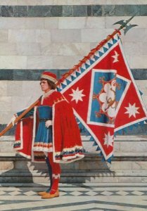 Panther Page Pantera Della Contrade of Siena Costume Fashion Italian Postcard