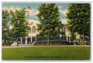 1945 Dancing Pavilion Wheeling Park Building Wheeling West Virginia WV Postcard