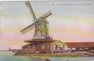 Netherlands Rotterdam Typical Dutch Winmill