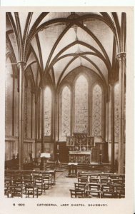 Wiltshire Postcard - Cathedral  - Lady Chapel - Salisbury - Ref TZ6029