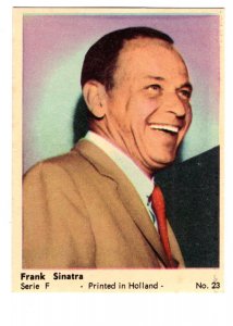 Frank Sinatra Approximately 2 X 3 Inch Vintage Arcade Trading Card, Singer