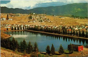 McGlone Heights reservoir Butte Montana Postcard Lauretta's Studio