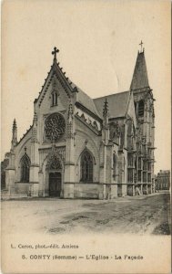 CPA CONTY - L'Église - La Facade (121418)