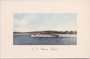 SS 'Princess Victoria' Steamship Ship BC Unused J. Howard Chapman Postcard E79