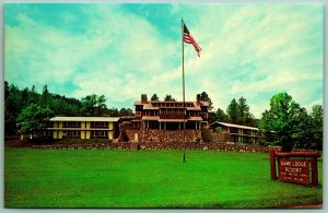 State Game Lodge Hermosa South Dakota SD UNP Chrome Postcard I3