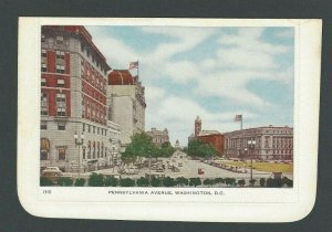 Ca 1930 Pennsylvania Avenue Washington DC On Illustrated Letter Card W/Data-----