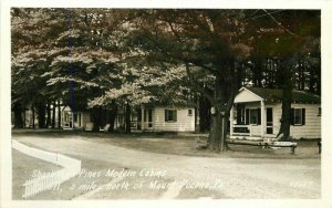 Mount Pocono Pennsylvania Sandbaugh Pines Cabins 1950s Photo Postcard 21-6642