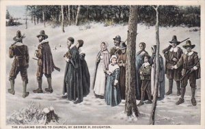 The Pilgrims Going To Church by George H Boughton Curteich