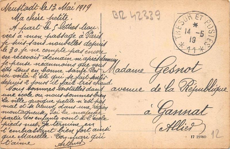 BR42339 Neustadt an der haart Bahnhofplatz germany