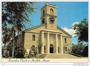 Kawaiahao Church, HONOLULU, Hawaii, 50-70´s