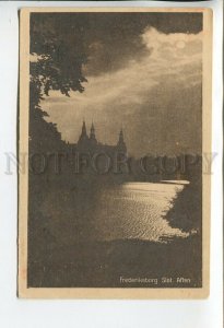 460547 Denmark Frederiksborg Vintage postcard