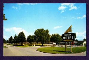 ME Belmont Motel SKOWHEGAN MAINE POSTCARD POST CARD