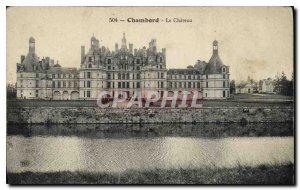 Old Postcard Chambord Castle