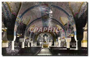 Old Postcard The Basilica of Lisieux From The Crypt Vue Generale