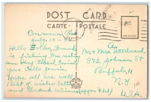 1950 St. Peters School Trenton Ontario Canada Vintage Posted Postcard