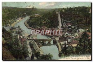 Postcard Old Dinan Vue Generale on The Taking Of The Tower St. Catherine