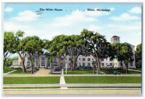 1949 White House Exterior Building Biloxi Mississippi Vintage Antique Postcard