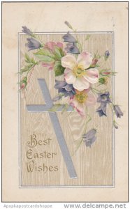 Easter Silver Cross with Beautiful Flowers 1908