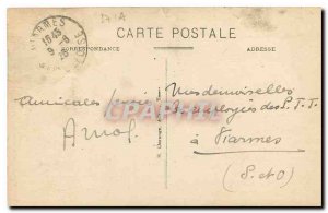 Old Postcard Azay le Rideau Chateau National
