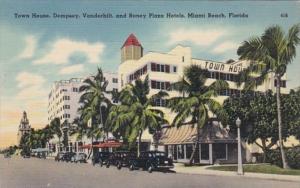 Florida Miami Beach Townhouse Dempsey Vanderbilt and Roney Plaza Hotels