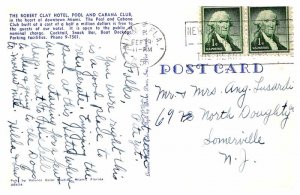 Postcard SWIMMING POOL SCENE Miami Florida FL AR0035