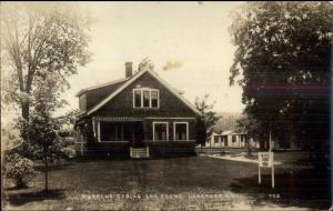 Lakeport NH Warrens Cabins & Rooms c1915 Real Photo Postcard