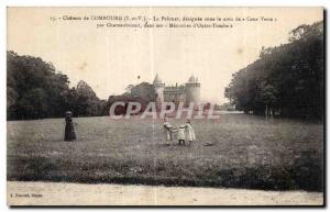 Postcard Old Chateau Combourg The Lawn designated as Green Court by Chateaubr...