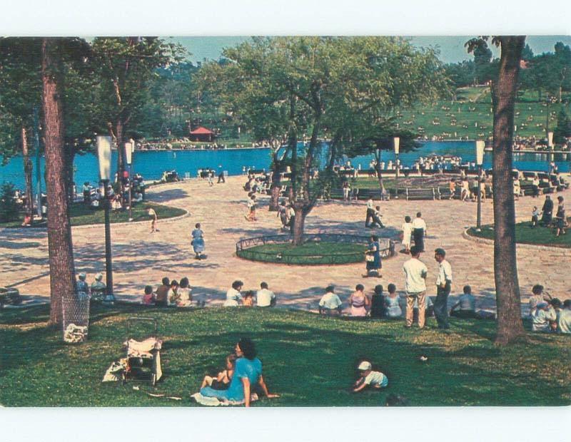 Unused Pre-1980 PARK SCENE Montreal Quebec QC c7444