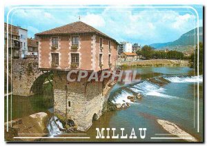 Postcard Modern Aveyron Millau Tourist Cite du Gant The old mill on the Tarn ...