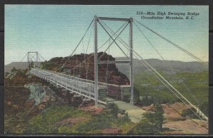 North Carolina, Grandfather Mountain - Mile High Swinging Bridge - [NC-076]