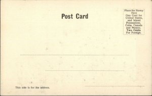 Gloucester MA High School c1905 Postcard