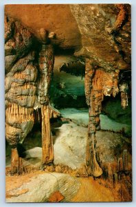 c1960 New Market Virginia VA Postcard Portal Melrose Civil War Museum Caverns