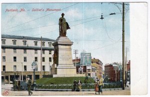 Portland, Me, Soldier's Monument