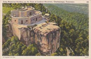 Tennessee Chattanooga Ochs Memorial Building On The Point Of Lookout Mountain