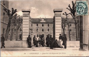 France Grenoble Quartier du Regiment du Genie Vintage Postcard C072