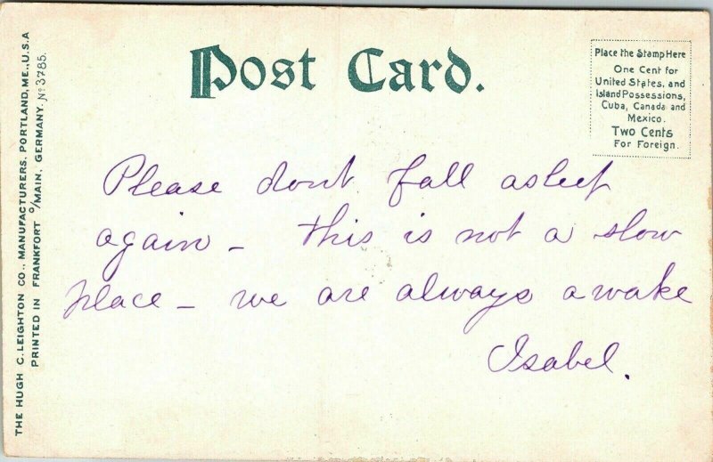 Cataract of the Mohawk River Cohoes NY New York Waterfalls River RPPC Postcard 