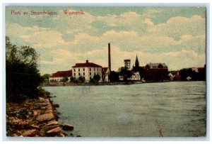 c1910 Part Of Strandvagen Westervik Stockholm Sweden Posted Postcard