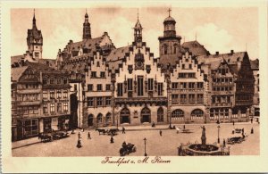 Germany Frankfurt am Main Römer Vintage Postcard C205