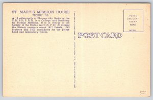 Techny IL~St Mary's Mission House~College & Seminary~Reflection Pool~Vintage PC