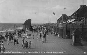 L107 Germany 1931 Nordseebad Westerland a Sylt real photo postcard