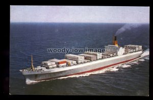 ca0041 - Ben Line Containership - Benalder , built 1972 - postcard